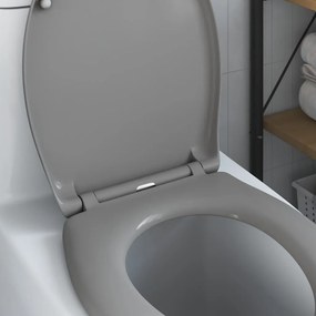 vidaXL Λεκάνη Γκρι 47 x 37 x 4 εκ Δυροπλάστ