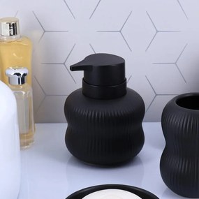 Dispenser Μπάνιου 300ml (Φ10x13) T-D Round Black 62167108
