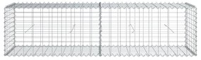 vidaXL Συρματοκιβώτιο με Κάλυμμα 200x50x50 εκ. από Γαλβανισμένο Χάλυβα
