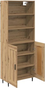 vidaXL Highboard 2 pcs Artisan Oak 69,5 x 32,5 x 180 εκ
