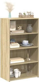 vidaXL Ντουλάπι Sonoma Δρυός 70x41x124 εκ. από Επεξεργασμένο Ξύλο