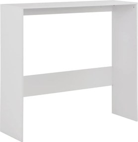 vidaXL Τραπέζι Μπαρ με 2 Επιφάνειες Λευκό 130 x 40 x 120 εκ.