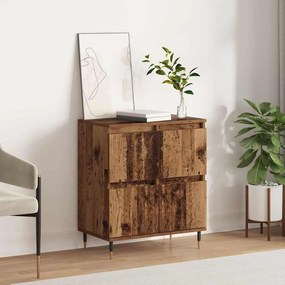 vidaXL Πλαϊνό γραφείο Καφέ 60 x 35 x 70 cm Επεξεργασμένο ξύλο