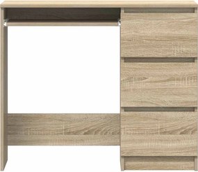 vidaXL Γραφείο Χρώμα Sonoma Δρυς 90 x 45 x 76 εκ. από Επεξ. Ξύλο