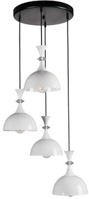 Φωτιστικό Οροφής 534LUN3885 Φ25x70cm 4xE27 40W White Opviq