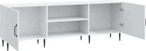 vidaXL Ντουλάπι TV Λευκό 150 x 31 x 50 εκ. Επεξεργασμένο Ξύλο