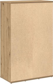 vidaXL Βιβλιοθήκη Artisan Δρυς 50x25x80 εκ. Επεξεργασμένο Ξύλο