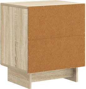 vidaXL Κομοδίνο Sonoma Δρυς 43 x 34,5 x 50 cm Επεξεργασμένο Ξύλο