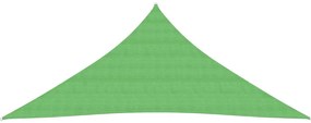 vidaXL Πανί Σκίασης Ανοιχτό Πράσινο 4 x 4 x 4 μ. από HDPE 160 γρ./μ²