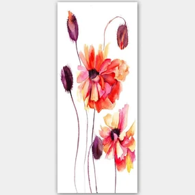 Πίνακας Καμβάς 451ERN1885 50x120cm Multi Wallity Κάθετοι Ξύλο, Καμβάς