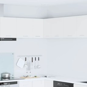vidaXL Κρεμαστό ντουλάπι Λευκό 57 x 57 x 40 εκ. Επεξεργασμένο Ξύλο