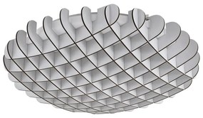 Φωτιστικό Οροφής Πλαφονιέρα Led Valdecabras 98428 White Eglo Μέταλλο,Ξύλο
