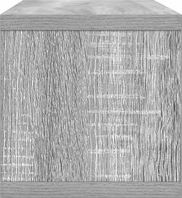 vidaXL Ράφι Αποθήκευσης CDs 2 τμχ. Γκρι Sonoma 40 x 17 x 17 εκ.