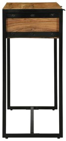 vidaXL Τραπέζι κονσόλας Καφέ 90 x 35 x 75 εκ. Μασίφ ξύλο μάνγκο