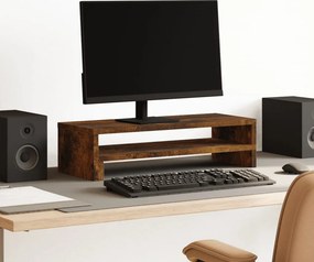vidaXL Βάση Οθόνης Καπνιστή Δρυς 54x22x15 εκ. από Επεξεργασμένο Ξύλο