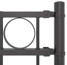 vidaXL Στοιχείο Φράχτη Γκρι 170 x 200 εκ. Ατσάλι