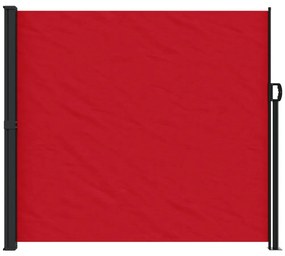 vidaXL Σκίαστρο Πλαϊνό Συρόμενο Κόκκινο 180 x 600 εκ.