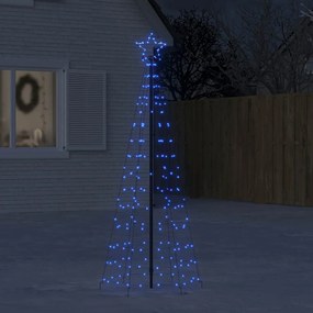 vidaXL Χριστουγεννιάτικο δέντρο LED με καρφιά 220 LED μπλε 180 εκ.