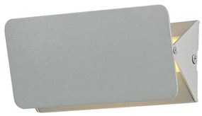 Φωτιστικό Επίτοιχο Aca ZD80645LEDGY PYRAMID Γκρι (Grey) 3000K