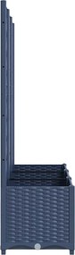 vidaXL Κήπος Μπλε Γκρι 120 x 40 x 136 cm