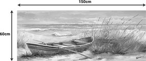 Πίνακας σε καμβά Barcu Inart με πλαίσιο 150x3.5x60εκ