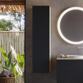 Στήλη Vien Ανθρακί MDF 18mm Λάκα 35 3CVIE035ANBM κρεμαστή 3CVIE035ANBM