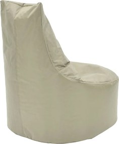 Πουφ πολυθρόνα Norm PRO pakoworld αδιάβροχο μπεζ