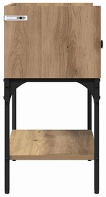 vidaXL Κομοδίνο Artisan Oak 40 x 29 x 60 εκ Επεξεργασμένο ξύλο