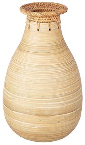 Βάζο ArteLibre Εκρού Μπαμπού/Rattan Φ19x33cm-05161122
