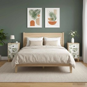 vidaXL Κομοδίνο GOTHA 2 τμχ. Sonoma Δρυς 36 x 33 x 60 εκ