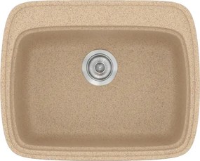 Sanitec Classic 313 (58×50) - Γρανιτένιος νεροχύτης - Granite BEIGE