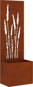vidaXL Οθόνη Ιδιωτικότητας Κήπου Σκ rusty 50 x 32 x 150 εκ