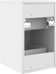vidaXL Ντουλάπι Μπάνιου Ενδιάμεσο Λευκό 30 x 41 x 50 εκ.