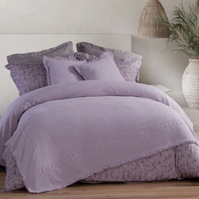 Κουβέρτα Fiorella Lilac Nef-Nef Queen Size 230x250cm 100% Βαμβάκι