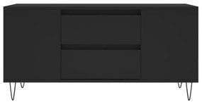 vidaXL Τραπεζάκι Σαλονιού Μαύρο 102x44,5x50 εκ. από Επεξεργασμένο Ξύλο