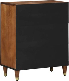 vidaXL Πλαϊνό γραφείο Καφέ 60 x 33 x 75 cm Στερεό ξύλο μάνγκο
