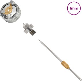 vidaXL Μύτη Ψεκαστήρα HVLP Μύτη 0,8 mm Ασημί Ανοξείδωτο Ατσάλι