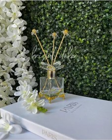 Stewehome Διακοσμητικό μπουκάλι αρώματος από γυαλί 5x5 cm