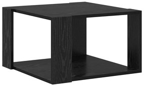 vidaXL Τραπεζάκι σαλονιού Μαύρη δρυς 51.5 x 51.5 x 30 εκ