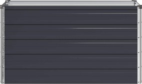 vidaXL Υψωμένο Κρεβάτι Κήπου Ανθρακί 100 x 40 x 55 cm