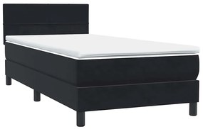 BOX SPRING ΚΡΕΒΑΤΙ ΜΕ ΣΤΡΩΜΑ ΜΑΥΡΟ 80X210 ΕΚ. ΒΕΛΟΥΔΙΝΟ 3316859