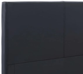 vidaXL Πλαίσιο Κρεβατιού Μαύρο 180 x 200 εκ. από Συνθετικό Δέρμα