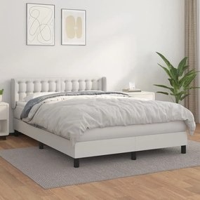 ΚΡΕΒΑΤΙ BOXSPRING ΜΕ ΣΤΡΩΜΑ ΛΕΥΚΟ 140X200ΕΚ.ΑΠΟ ΣΥΝΘΕΤΙΚΟ ΔΕΡΜΑ 3130782