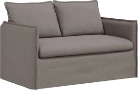 vidaXL Καναπές 120cm 2 pcs Taupe Μέταλλο
