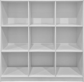 Βιβλιοθήκη Gridea pakoworld λευκό 119.5x30x121εκ