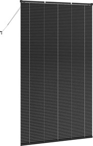 vidaXL Βενετσιάνικες Ρόδες Μαύρο 220 x 130 εκ Αλουμίνιο