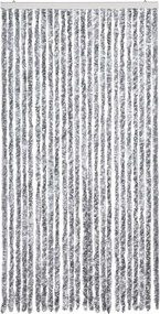 vidaXL Σήτα Εντόμων Λευκή / Γκρι 100 x 200 εκ. από Σενίλ