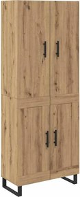vidaXL Highboard 2 pcs Artisan Oak 69,5 x 34 x 180 εκ.