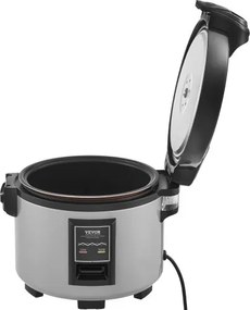 VEVOR Commercial Rice Cooker 45-Cup Non-Stick Pot 9L 12H Keep Warm Restaurant