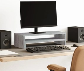 vidaXL Βάση Οθόνης Γκρι Sonoma 54x22x15 εκ. από Επεξεργασμένο Ξύλο